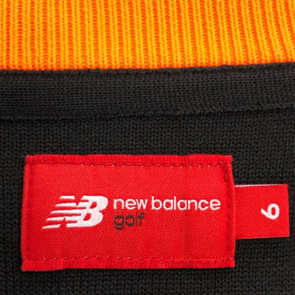 美品◆ニューバランス ゴルフ ニット クルーネック ブラック メンズ サイズ6 New Balance Golf 【AFA21】
