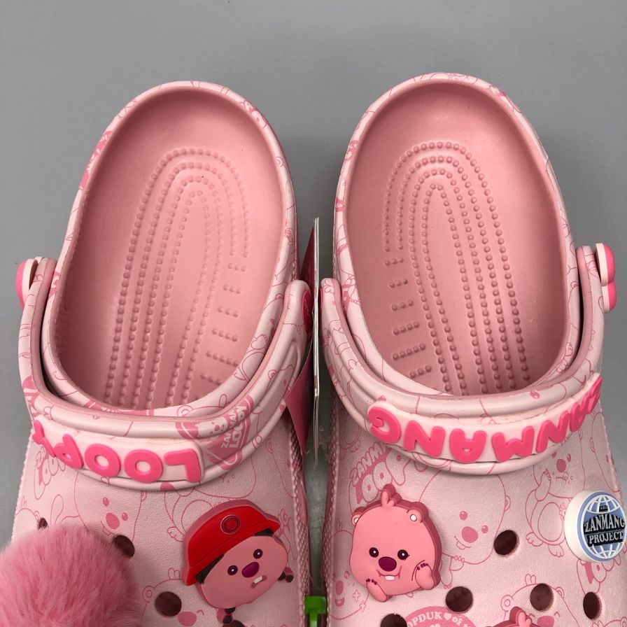 クロックス サンダル ジャンマンルピー ピンク レディース 27cm crocs 約27.0cm【AFC34】