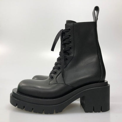 ボッテガヴェネタ ブーツ LUG ANKLE ブラック サイズ35 レディース BOTTEGA VENETA 約21.5cm【AFD4】