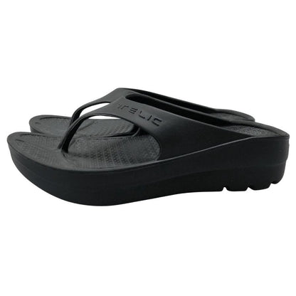 テリック サンダル リカバーソフト メンズ サイズML ブラック TELIC 約25.5cm【AFC44】