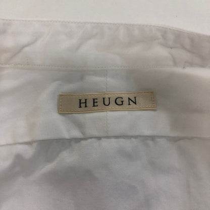 中古◆ユーゲン バンドカラー シャツ ホワイト メンズ サイズ4 HEUGN 【AFB2】