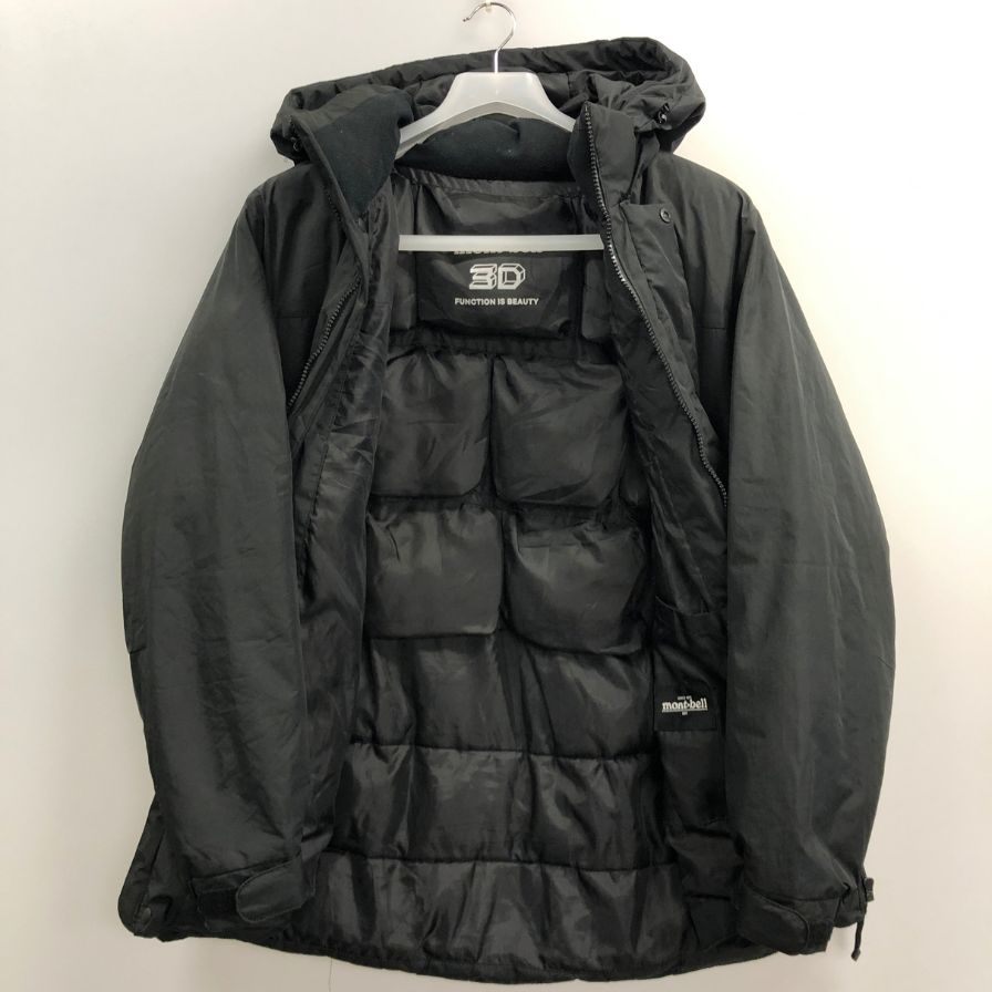 中古◆モンベル コリア キッズ コート ブラック ポリエステル サイズ105 ブラック mont-bell 【AFA14】