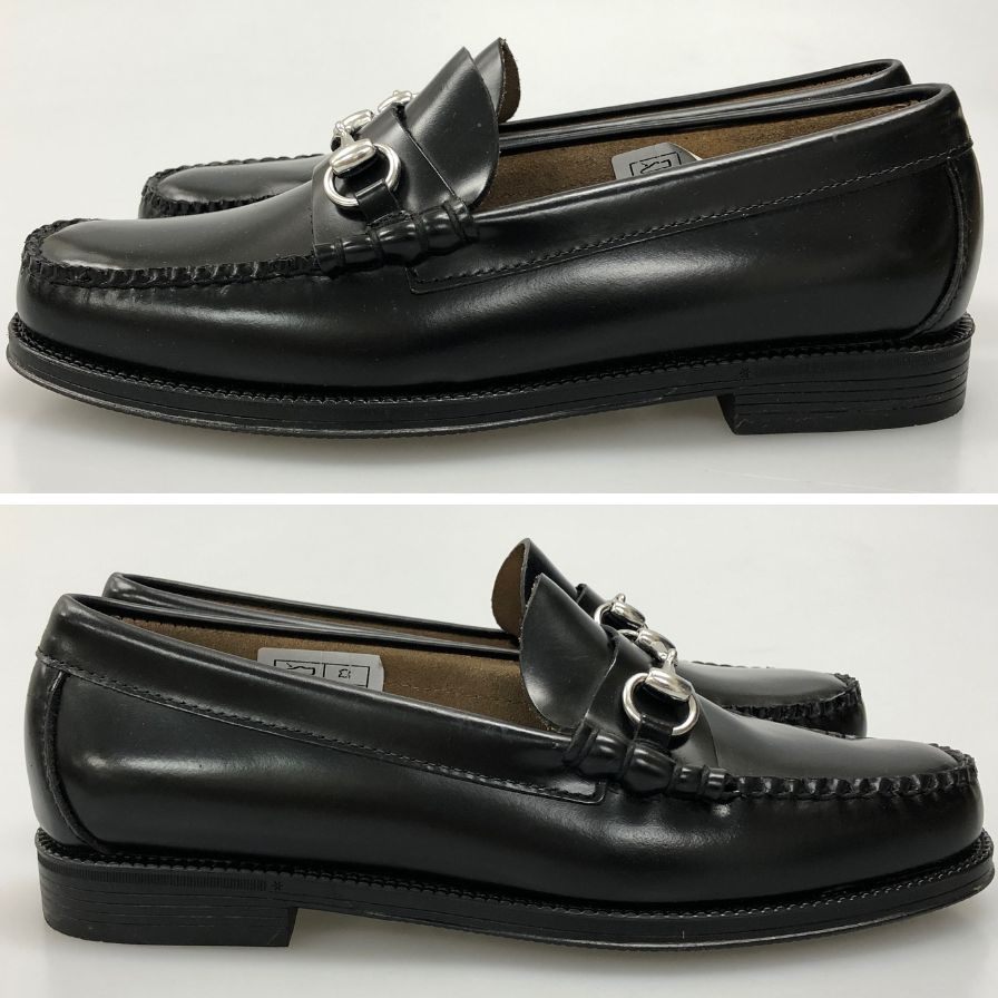 ジーエイチバス リンカーンモックビットローファー サイズ7 メンズ ブラック G.H.Bass&Co. WEEJUNS LINCOLN MOC BIT LOAFER ローファー 約25.5cm【LA】【中古】