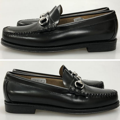 ジーエイチバス リンカーンモックビットローファー サイズ7 メンズ ブラック G.H.Bass&Co. WEEJUNS LINCOLN MOC BIT LOAFER ローファー 約25.5cm【LA】【中古】