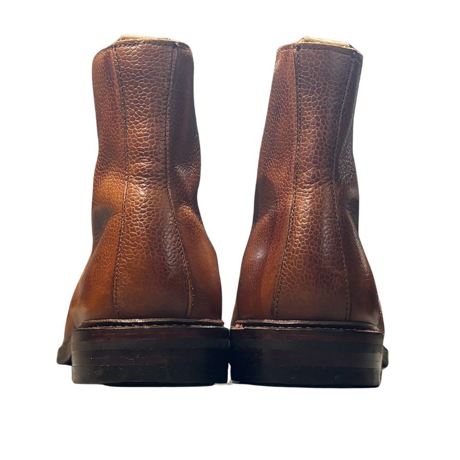 クロケット&ジョーンズ コニストン2 カントリーブーツ グレインレザー ブラウン サイズUK6.5E CROCKETT&JONES ブーツ 約25.0cm【LA】【中古】