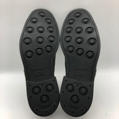 サンダース シボレザー レザーシューズ ブラック サイズ6 メンズ SANDERS 約25.0cm【AFD9-2】