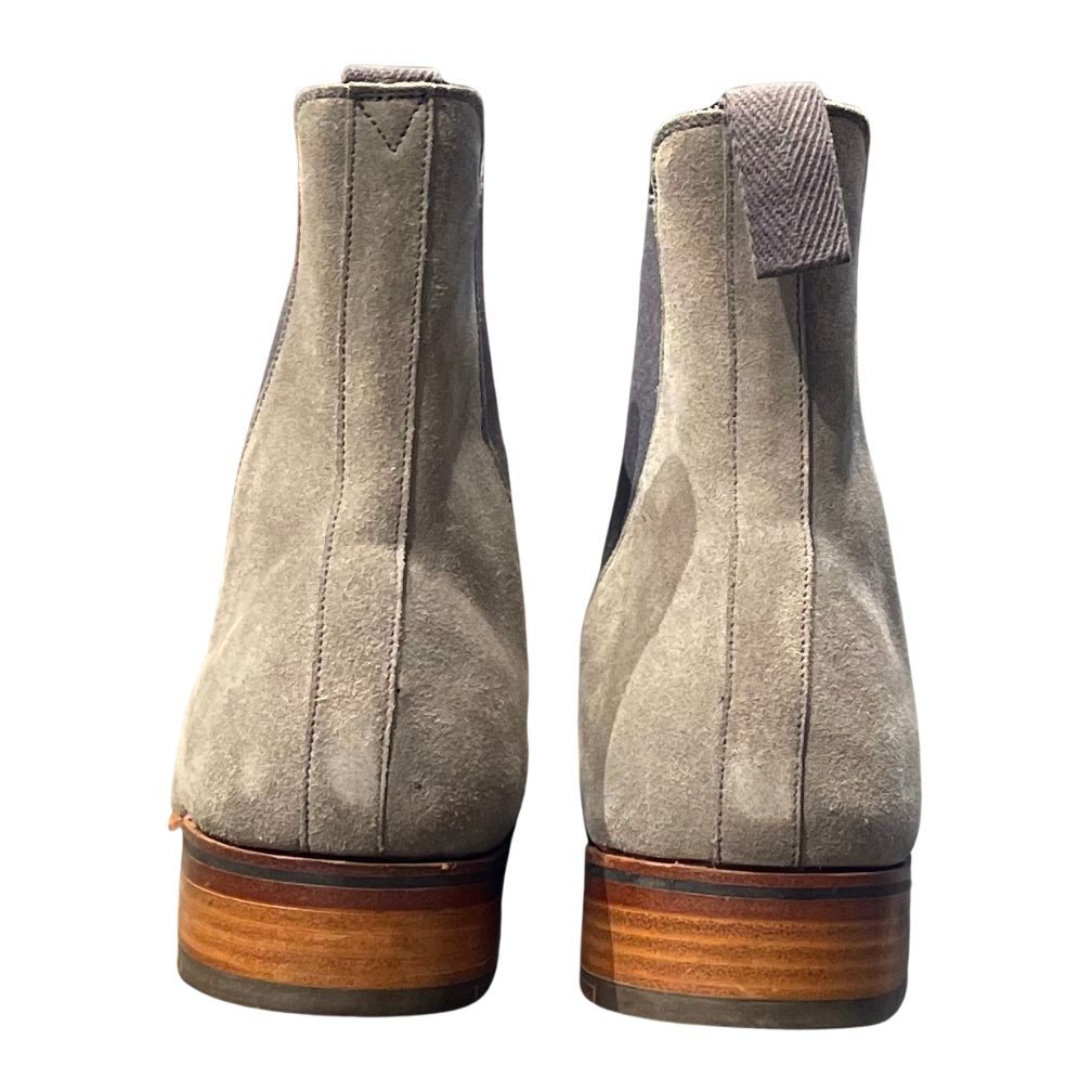 ジェイエムウエストン チェルシーブーツ 705 グレー スエード  サイズ9D メンズ  J.M.WESTON ブーツ 約27.0cm【LA】【中古】