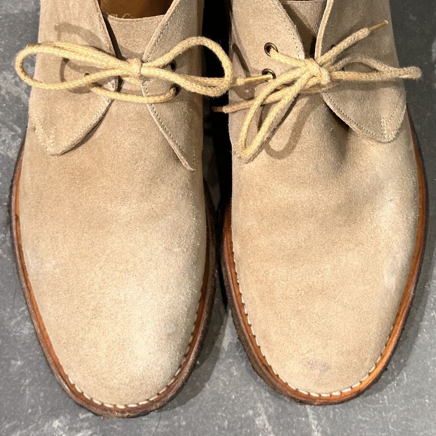 チャーチ チャッカブーツ サハラ スエード 4都市 81ラスト ベージュ サイズUK60G メンズ Church's ブーツ 約24.5cm【LA】【中古】