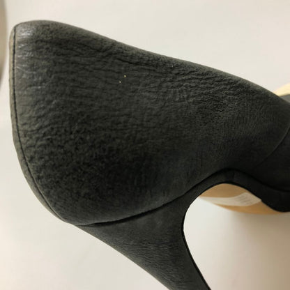 シャネル パンプス ハイヒール ココマーク ラウンドトゥ バイカラー ホワイト ブラック レディース サイズ36.5 CHANEL 約23.5cm【AFC44】