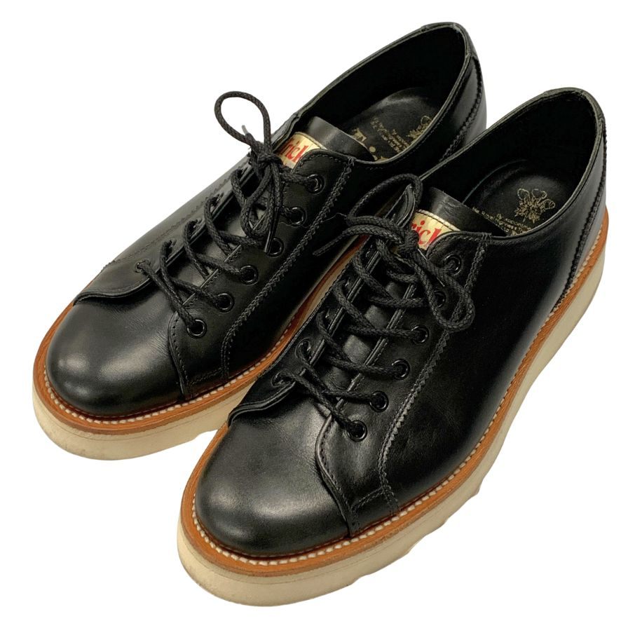 トリッカーズ レースアップシューズ モンキーシューズ L6474 ローカット ブラック メンズ サイズ6 Tricker’s ビジネスシューズ 約24.0cm【LA】【中古】