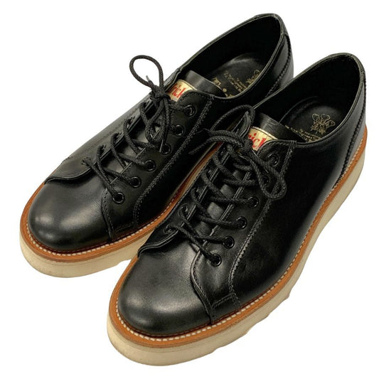 トリッカーズ レースアップシューズ モンキーシューズ L6474 ローカット ブラック メンズ サイズ6 Tricker’s ビジネスシューズ 約24.0cm【LA】【中古】