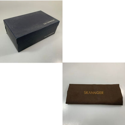 スキャンガー レザーシューズ 本革 ハンドメイド ベージュ サイズ 40 メンズ SKANNGER HANDMADE 約25.0cm【AFD4】