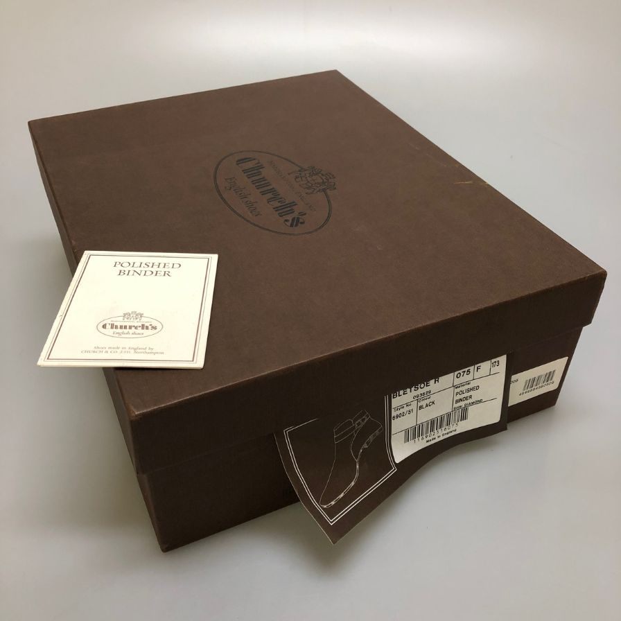 チャーチ ブーツ ジョッパーブーツ BLETSOE R サイズ75 メンズ ブラック Church's ブーツ 約26.0cm【LA】【中古】