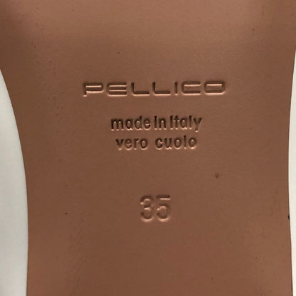 ペリーコ パンプス フラワーモチーフ ホワイト系 35 PELLICO 約21.5cm【AFD9】
