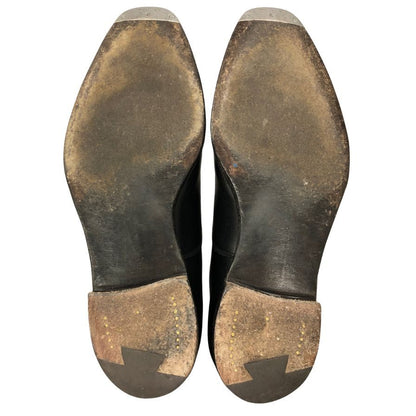 クロケット&ジョーンズ レザーシューズ ストレートチップ オードリー 377ラスト メンズ 6.5E ブラック系 29447 CROCKETT&JONES AUDLEY ビジネスシューズ 約25.0cm【LA】【中古】