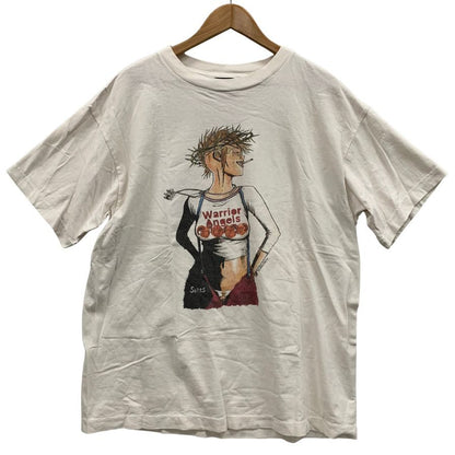 美品◆セントマイケル ガール Tシャツ 21AW サイズXL メンズ ホワイト SAINT MICHAEL 【AFB19】