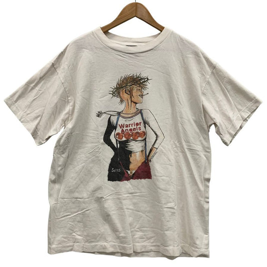 美品◆セントマイケル ガール Tシャツ 21AW サイズXL メンズ ホワイト SAINT MICHAEL 【AFB19】
