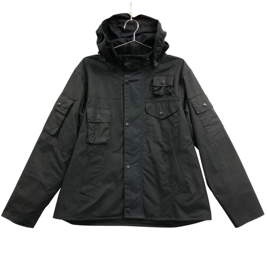 極美品◆バブアー×エンジニアードガーメンツ 19AW オイルドジャケット COWEN WAX JACKET ブラック メンズ サイズM 1902077 Barbour×Engineered Garments 【AFA3】