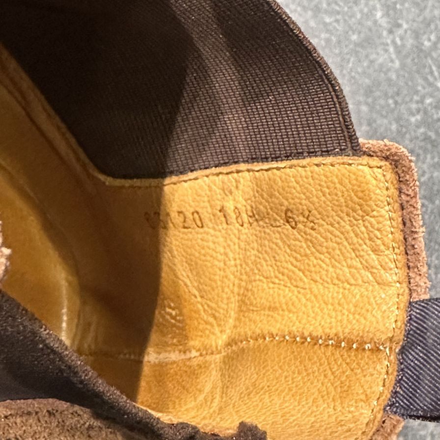 パラブーツ サイドゴア ブーツ シャンフォート スエード ブラウン サイズUK6.5 メンズ PARABOOT ブーツ 約25.0cm【LA】【中古】