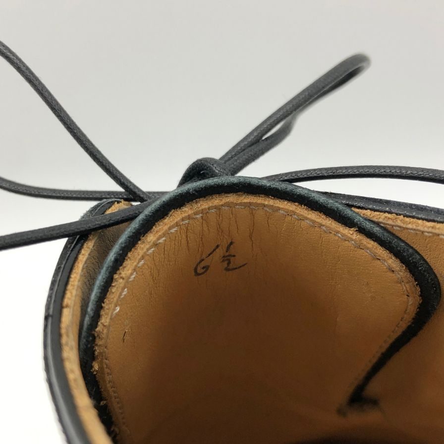 マックバレンス プレーントゥ ブラック サイズ6.5 メンズ MACBAREN‘S 約25.0cm【AFD8】