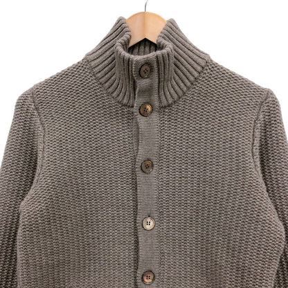 美品◆ザノーネ ニット カーディガン  毛100％ メンズ ブラウン系 サイズ44 ZANONE 【AFB38】