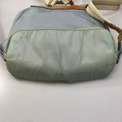 プラダ リュック フラップ ナイロン レザー レディース ライトブルー PRADA【AFE4】