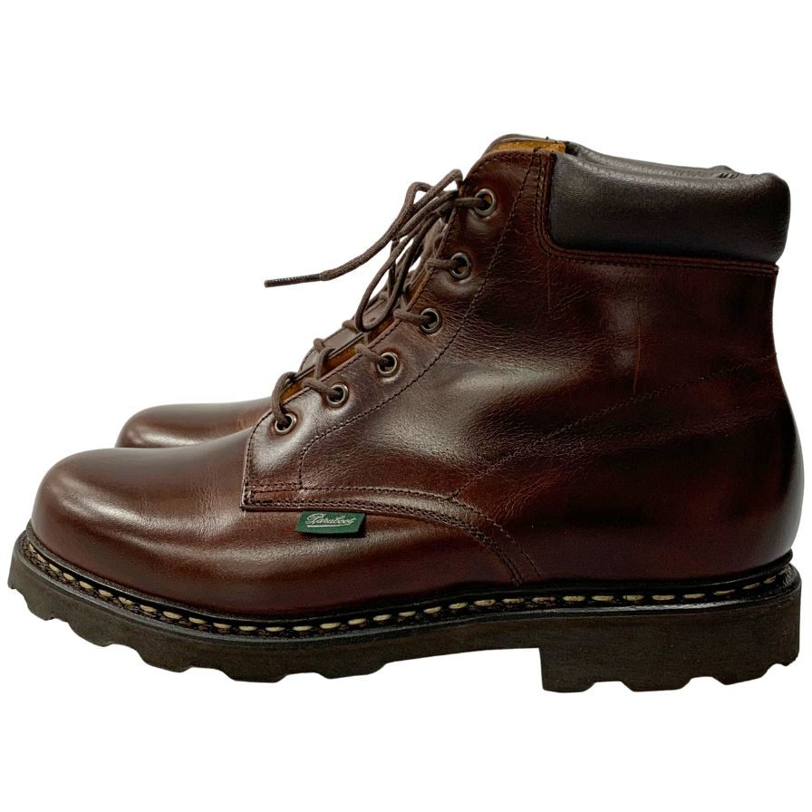 パラブーツ ベルジュラック エコルセ ブラウン UK6 6F82594 21 PARABOOT BERGERAC LIS ECORCE 約24.5cm【AFC47】