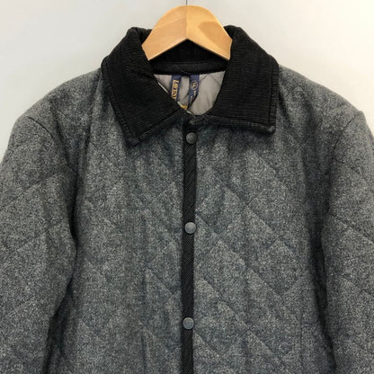 中古◆ラベンハム キルティングジャケット ウール メンズ グレー サイズ36 LAVENHAM 【AFB25】