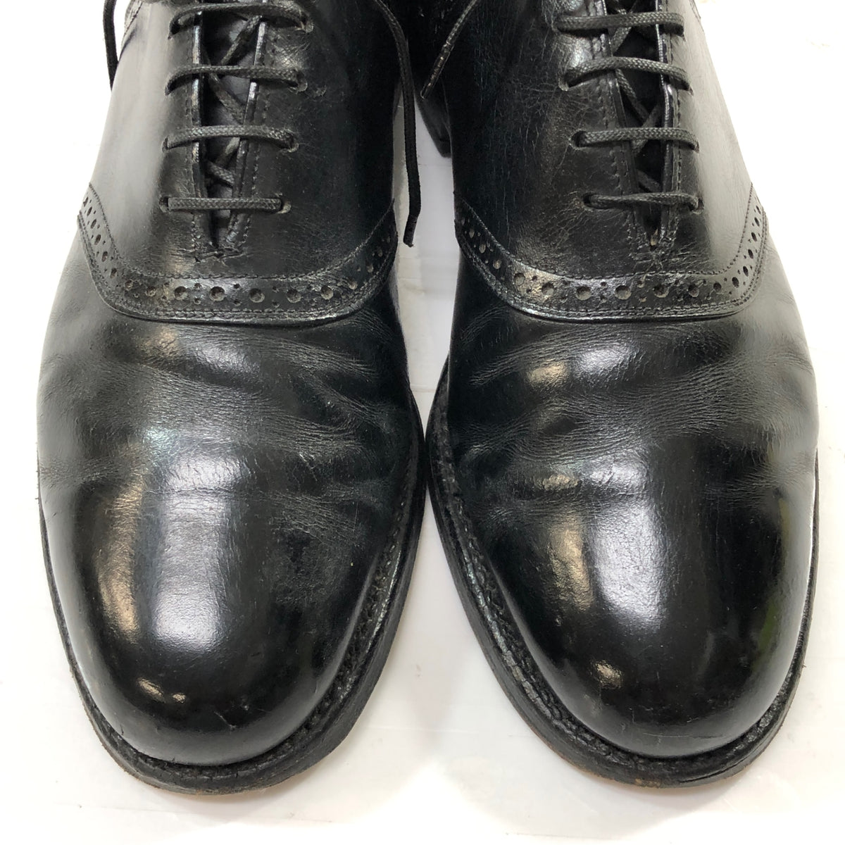 コールハン レザーシューズ  ブラック メンズ サイズ8F COLEHAAN 約25.5cm【YB5】