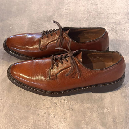 フローシャイム プレーントゥ グレインレザー ブラウン グレインレザー サイズUS10.5B メンズ FLORSHEIM ビジネスシューズ 約27.0cm【LA】【中古】