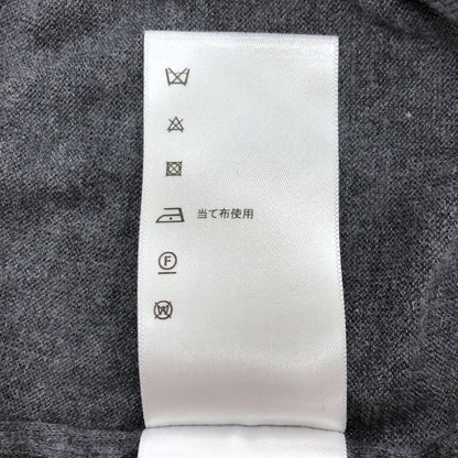 美品◆ジョンスメドレー セーター Vネック ニット コットン カシミア 薄手 グレー メンズ サイズM JOHN SMEDLEY 【AFB9】