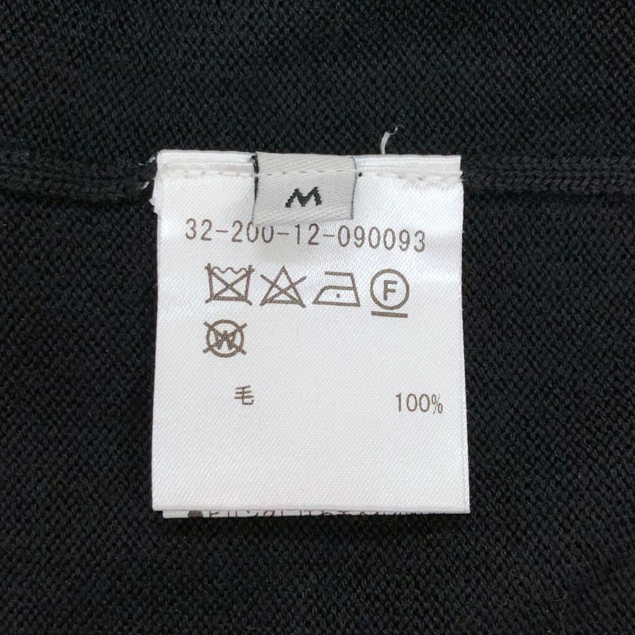 中古◆エストネーション セーター ウール ハイゲージ ニット ブラック メンズ サイズM ESTNATION 【AFB18】