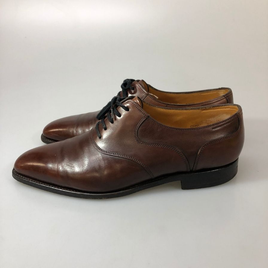 ジョンロブ プレーントゥ  OSAKA 2002 プレーントゥ カーフ ブラウン サイズUK7E JOHNLOBB ビジネスシューズ 約25.5cm【LA】【中古】
