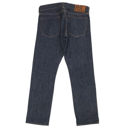 ダブルアールエル ラルフローレン デニムパンツ ボタンフライ インディゴ メンズ サイズ W29 L30 RRL RALPH LAUREN 【AFB9】