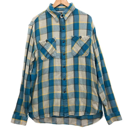 美品◆ダブルアールエル チェックシャツ サイズL ワンスター メンズ サイズL RALPH LAUREN RRL 【AFB48】