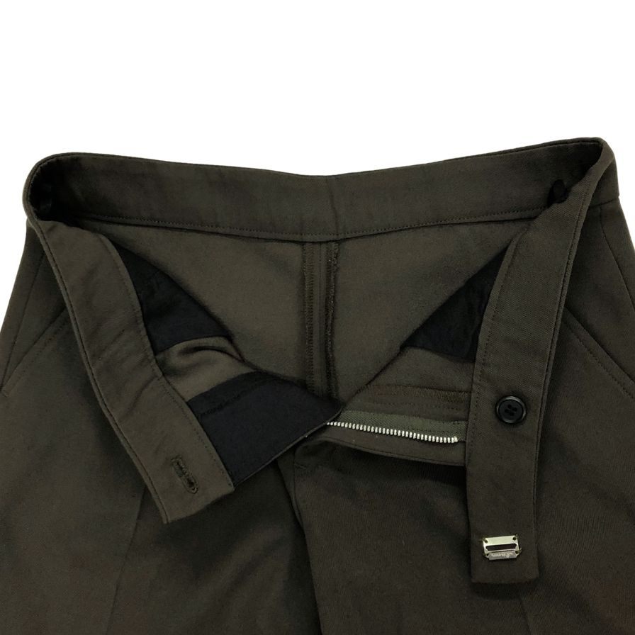 ヨウジヤマモト スラックス ウール オリーブ メンズ サイズ1 FV-P30-526 yohji yamamoto femme 【AFB22】