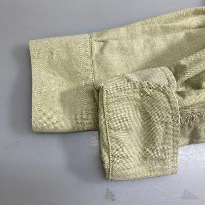 美品◆ラルフローレン ボタンダウンシャツ 90年代 yarmouth カーキ メンズ サイズ15-32 Ralph Lauren 【AFB5】