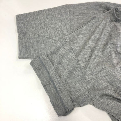 極美品◆キャッシュ＆バルバ カシミヤジャージー キャッシュ Tシャツ カシミヤ100％  グレー レディース サイズ2 cash&barba 【AFB12】