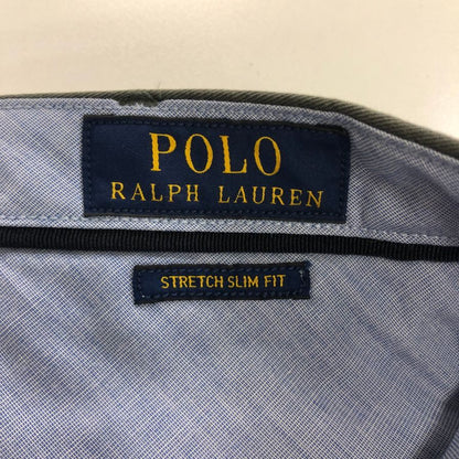 ラルフローレン チノパンツ スラックス ストレッチ スリム フィット ダブル仕上げ メンズ グレー  サイズ30/32 RALPH LAUREN 【AFB20】
