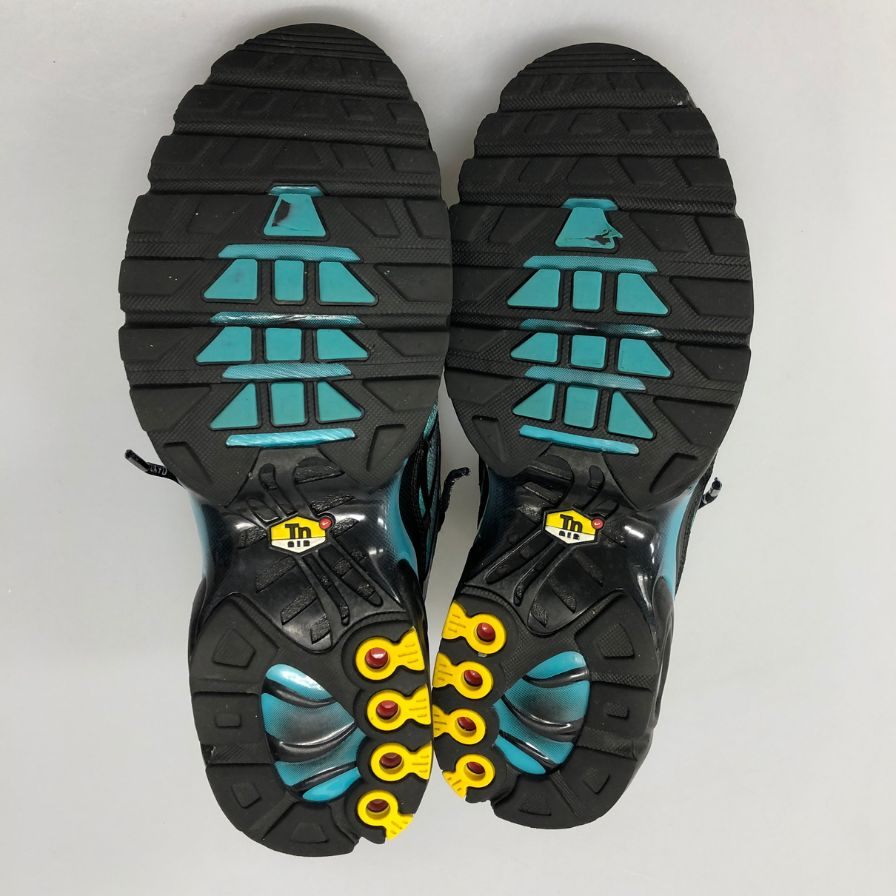 ナイキ エアマックスプラス ブラック オーロラグリーン メンズ 27.5㎝ DM0032-016 NIKE 約27.5cm【AFC28】