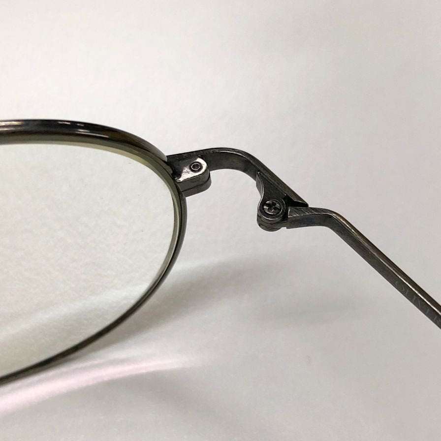 オリバーピープルズ 度入りメガネ Commander ティアドロップ シルバー 65□16 125 Oliver Peoples【AFI13】