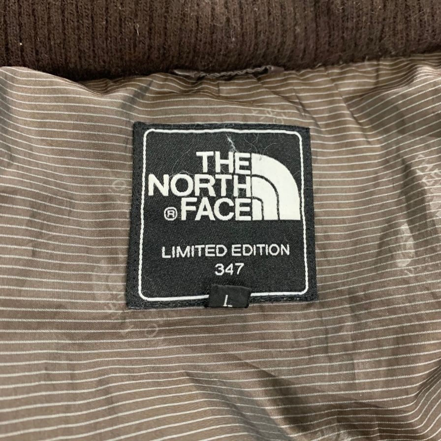 中古◆ザ ノースフェイス ピレネーダウンコート NFD00B49 ブラウン サイズL メンズ THE NORTH FACE 【AFA8】