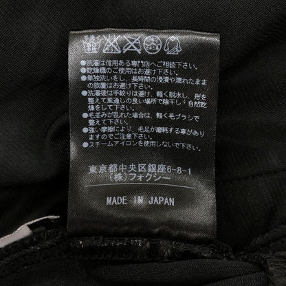 中古◆ベロア ノワール バイ フォクシー ニューヨーク ノースリーブワンピース ベロア  バルーン 31271 レディース サイズ38 ブラック VELOUR NOIR by FOXEY NEWYORK 【AFB4】