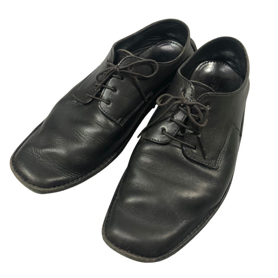プラダ ドライビング レザーシューズ ブラック サイズ7 メンズ PRADA 約25.5cm【AFC44】