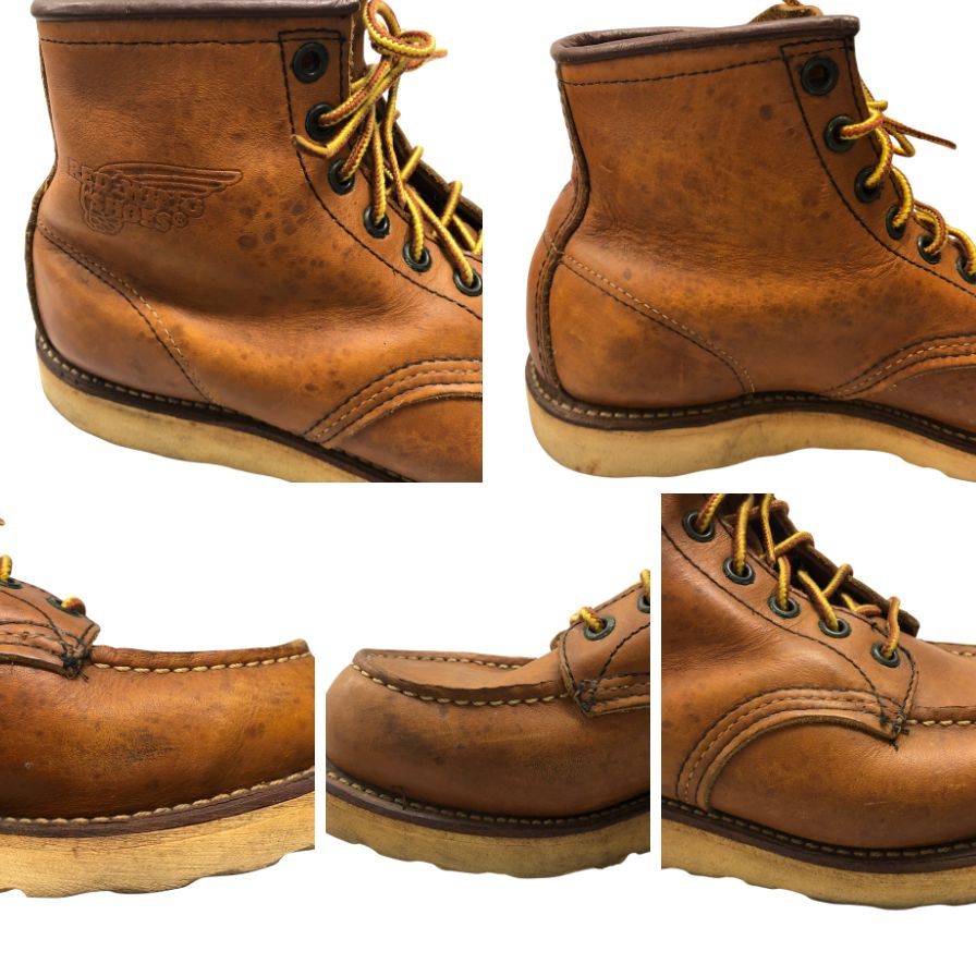 レッドウィング ブーツ アイリッシュセッター 羽根タグ USA製 875 サイズUS7 メンズ ブラウン RED WING 約25.0cm【AFC28】