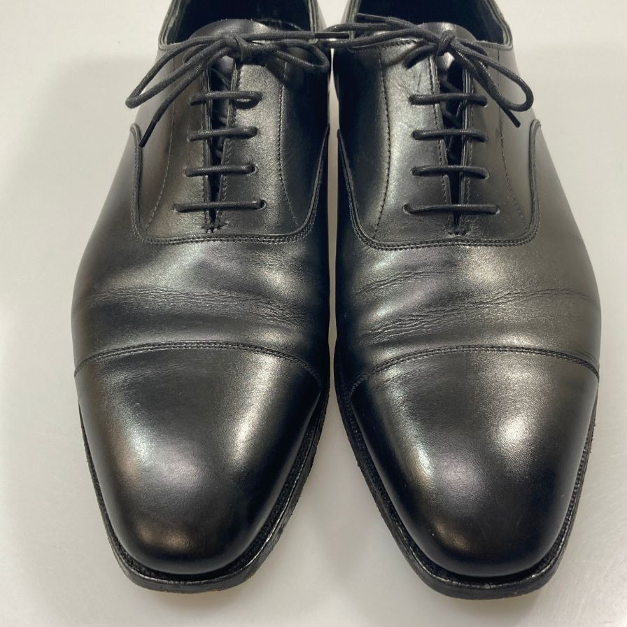 クロケット＆ジョーンズ オードリー ストレートチップ ブラック  サイズUK8E CROCKETT&JONES ビジネスシューズ 約26.5cm【LA】【中古】