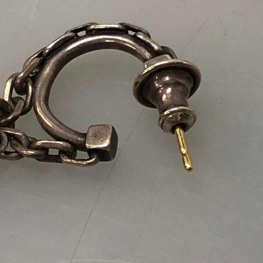 ジャスティンデイビス ピアス クロス シルバー925 メンズ JUSTIN DAVIS