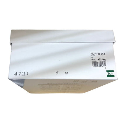 新宿屋 レザースニーカー シャーク 4721-785 ブラック 24.5cm レディース shinjukuya 約24.5cm【7F1】