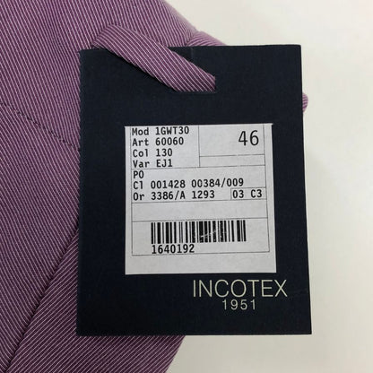 インコテックス  コットン メンズ ライラック サイズ46 Incotex 【AFB39】