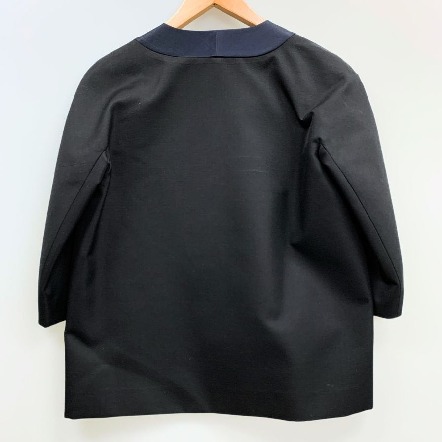 美品◆セリーヌ プルオーバー トップス 胸元ゴールドフック 国内正規品 MODELE DEPOSE 0C54 2602 レディース サイズ36 ブラック CELINE 【AFB27】